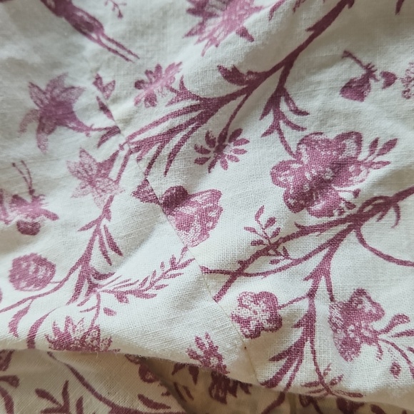 Romantic Floral Cotton Button Down - Picture 6 of 6